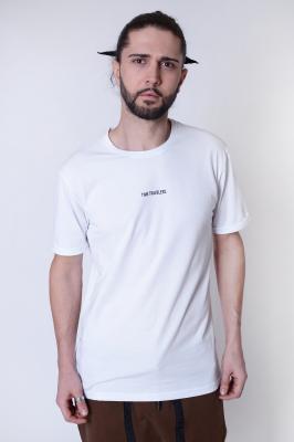 Мужская футболка с текстовым принтом “time travellers”